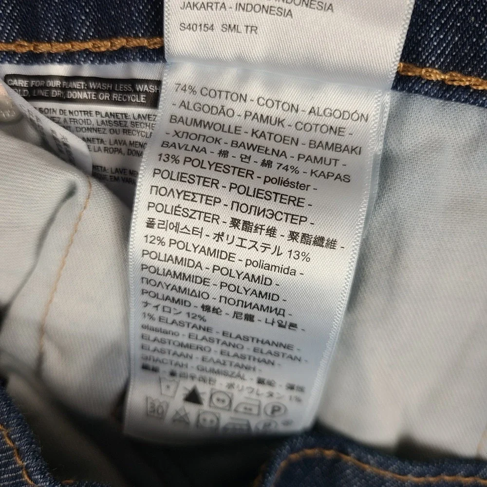Levi's Jeans Mens 38x34 Blue Straight Leg Western Fit Dark Wash 37681‎ Denim